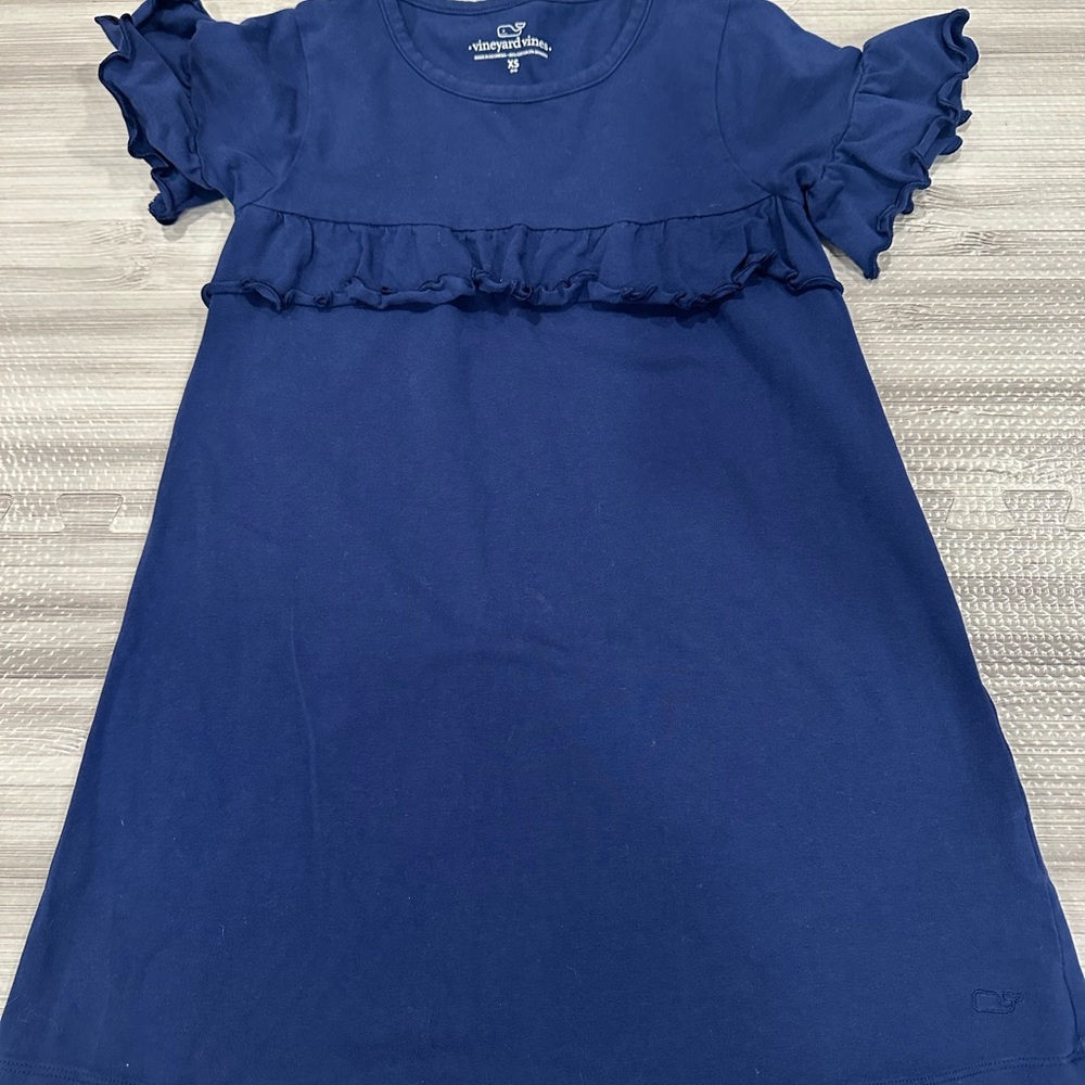 Vineyard Vines Navy Blue Kids Dress